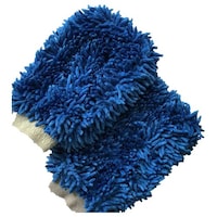 Sheen Vehicle Washing Gloves, Blue