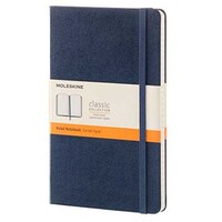 Picture of Moleskine Ruled Paper Hard Cover Notebook, Sapphire Blue, 13 X 21cm