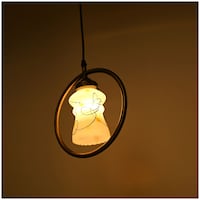 Picture of Afast Decorative Round Ceiling Light with Glass Shade, AFST800752, 22.5 x 102.5cm, White & Yellow