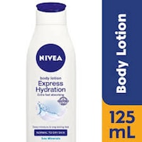 Nivea Express Hydration Body Lotion, 125ml, Carton of 12pcs