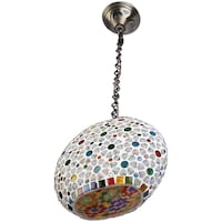 Picture of Afast Decorative Pendant Hanging Globe Ceiling Lamp, AFST743312, 20 x 75cm, Multicolour, Pack of 1