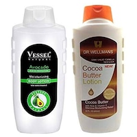 Buymoor Avocado and Cocoa Butter Body Lotion, Pack of 2, 650 ml