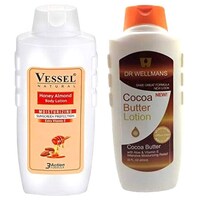 Picture of Buymoor Honey Almond and Cocoa Butter Body Lotion, Pack of 2, 650 ml