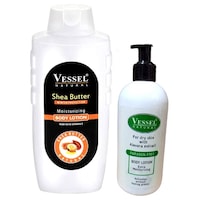 Picture of Buymoor Shea Butter and Aloe Vera Winter Body Lotion, Pack of 2, 650ml+300ml