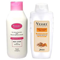 Picture of Buymoor Rose and Saffron with Haldi Chandan Body Lotion, Pack of 2, 1300ml