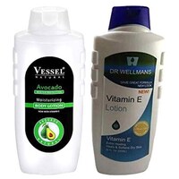 Picture of Buymoor Avocado and Vitamin-E Body Lotion, Pack of 2, 650ml