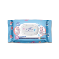 Picture of Eudorex Talco Baby Wipes, Pack of 72Pcs