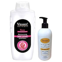 Picture of Buymoor Rose and Turmeric Winter Body Lotion, Pack of 2, 650ml+300ml