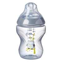 Picture of Tommee Tippee Closer to Nature Owl Feeding Bottle, 260ml, Grey