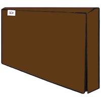 Aavya Unique Fashion Polycarbonate 2 Layer TV Cover, Brown