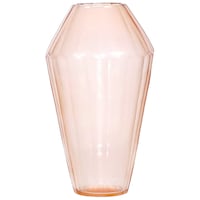 Picture of R S Light Glass Flower Vase, Orange, 38 x 8.5cm