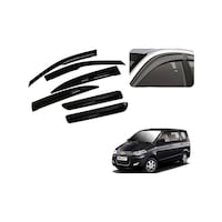 Picture of Auto Pearl ABS Plastic Car Rain Guards for Chevrolet Enjoy, AUTP763779, 6Packs, Black