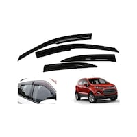 Picture of Auto Pearl ABS Plastic Car Rain Guards for Ford Ecosport, AUTP763741, 4Packs, Black