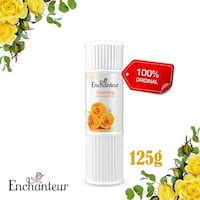Enchanteur Talc Fragrance Powder Charming, 125g, Carton of 48pcs