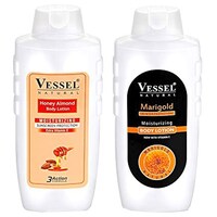 Picture of Buymoor Honey Almond and Marigold Body Lotion, Pack of 2, 650ml
