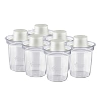 Tommee Tippee Closer to Nature Milk Powder Dispenser, White - Pack of 6