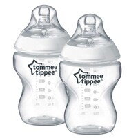Picture of Tommee Tippee Closer to Nature Feeding Bottle, 260ml, White - Pack of 2