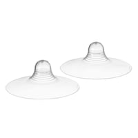 Tommee Tippee Closer to Nature Nipple Shields with Sterilizer Case, Clear - Pack of 2