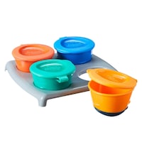 Tommee Tippee Pop Up Freezer Pots & Tray - Set of 4