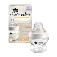 Tommee Tippee Closer to Nature Feeding Bottle, White