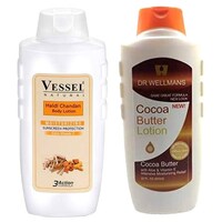 Picture of Buymoor Haldi Chandan and Cocoa Butter Body Lotion, Pack of 2, 650ml
