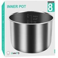 Zonefly Stainless Steel Replacement Inner Pot