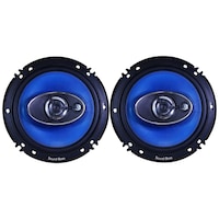 Sound Boss Door 3-Way Performance Auditor Coaxial Car Speaker, SB-B6601, Blue/Black