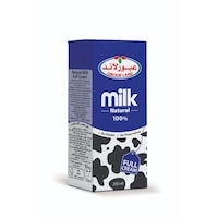 Picture of Obour Land Natural Milk Full Cream Tetra Pak, 200 Ml, Carton of 27 Pcs