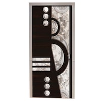 Picture of Creative Print Solution Large Door Sticker, BPDW508, 30 Inches, Brown & White