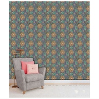 Picture of Creative Print Solution Floral Wall Wallpaper, 244X41 cm, Multicolour