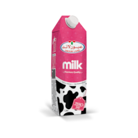 Obour Land Natural Milk Zero Cream Tetra Pak, 1 Ltr, Carton of 12 Pcs