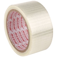 Picture of Mexim Cross Filament Tape, Clear, 48mm x 50m