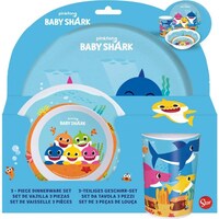 Picture of Disney Baby Shark Melamine Set without Rim, Pack of 3pcs