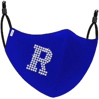 Picture of eWeft Fancy Serowski Work Alphabet R Design Mask, 2 Layer, Blue