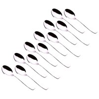 Picture of Parage Stainless Steel Tea Spoon Set with Square Edges, 12 Pieces
