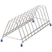 Picture of Unify Stainless Steel Kitchen Rack, 10 Shelves, Silver