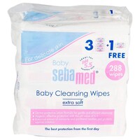 Sebamed Baby Cleansing Wipes Perfumed, 288pcs