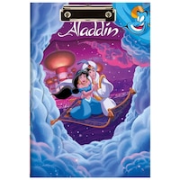 Creative Print Solution Aladdin with Jasmin Digital Reprint Clip Board, 14x9.5 Inches, Multicolour