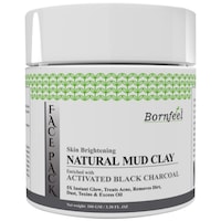 Picture of Bornfeel Activated Charcoal Face Pack, 100 gm