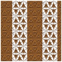 Picture of Creative Print Solution Pattern Wall Wallpaper, 244X41 cm, White & Brown