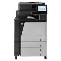 Picture of Hp Enterprise Flow Multifunction Color Laserjet Printer, M880Z, Black and White