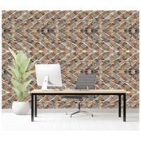 Picture of Creative Print Solution Arrow Print Tiles Wall Wallpaper, 244X41 cm, Multicolour