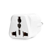 Picture of WD9 EU Plug To Universal Socket Power Adapter/Charger, White -2Pcs