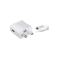 Samsung 3-Pin Fast Travel Adapter W/ Micro USB Cable, White
