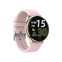 MiYou Waterproof Smart Watch, Pink & Black