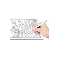 Stylus Capacitive Touch Pencil With LED Indicator, White
