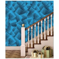 Creative Print Solution Abstract Wall Wallpaper, 244X41 cm, Blue