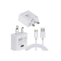 Black Tiger Fast Wall Charger With Cable Type-C, White