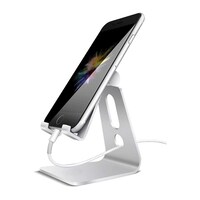 Adjustable Universal Mobile Phone Stand, Silver