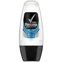 Picture of Rexona Active Dry Anti Perspirant Roll On Deodorant For Men, 50ml, Carton Of 24 Pcs